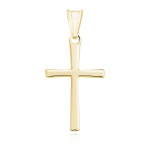 Cruciulita argint placată cu aur galben DiAmanti K0030G-DIA (Argint 925‰ 0,7 g.)